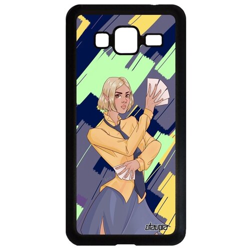 фото Противоударный чехол на смартфон // galaxy j3 2016 // "фокусник" трюк девушка, utaupia, цветной