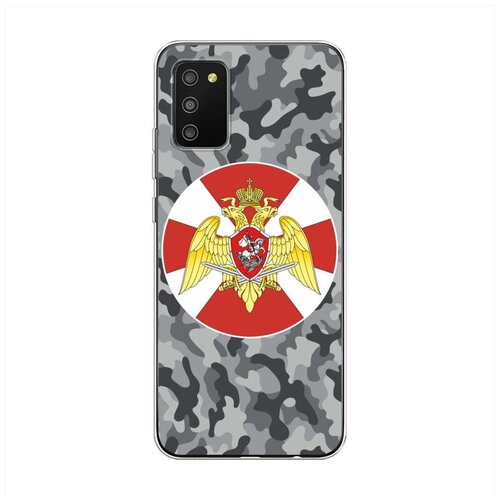 фото Силиконовый чехол "вмф флаг" на samsung galaxy a02s / самсунг галакси a02s case place