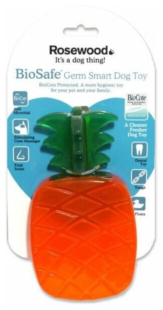 Rosewood BioSafe Fruits Toy Игрушка д/собак Ананас 19см - фото №1