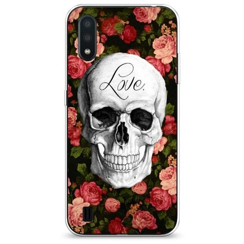 фото Силиконовый чехол "череп 37" на samsung galaxy a01 / самсунг гэлакси а01 case place