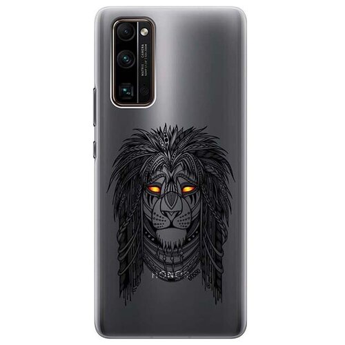 Ультратонкий силиконовый чехол-накладка для Honor 30 Pro+ с 3D принтом Grand Leo ультратонкий силиконовый чехол накладка для honor 30 pro с 3d принтом grand cat