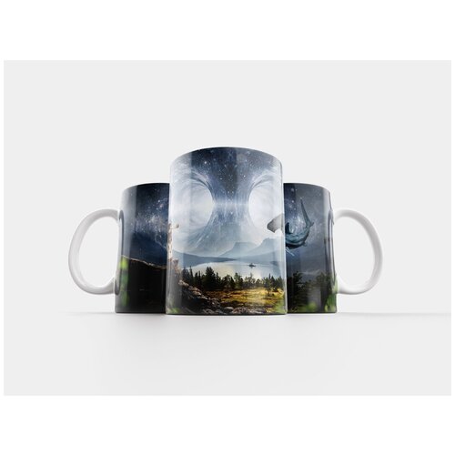 фото Кружка "фантазия, пейзаж, свет" 320 мл lotsprints