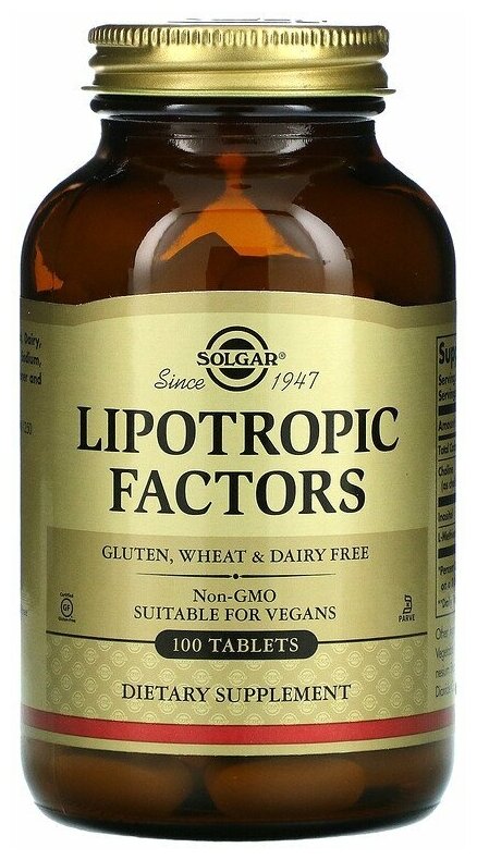 Lipotropic Factors, 100 таблеток
