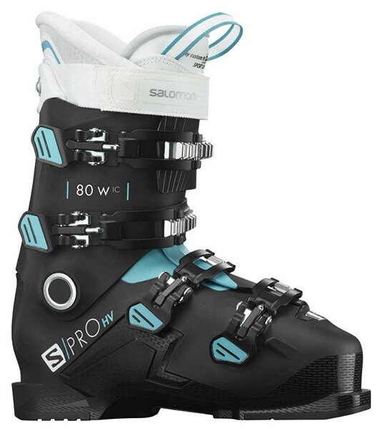 Горнолыжные ботинки Salomon S/Pro HV 80 W Black/Scuba Blue (20/21) (26.5)