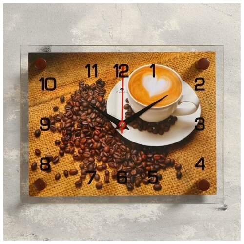 фото Часы настенные, серия: кухня, "кофе", 20х26 см, микс mikimarket