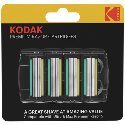Сменные кассеты для бритья Kodak Premium Razor, 5 лезвий (4шт в упак) 1981