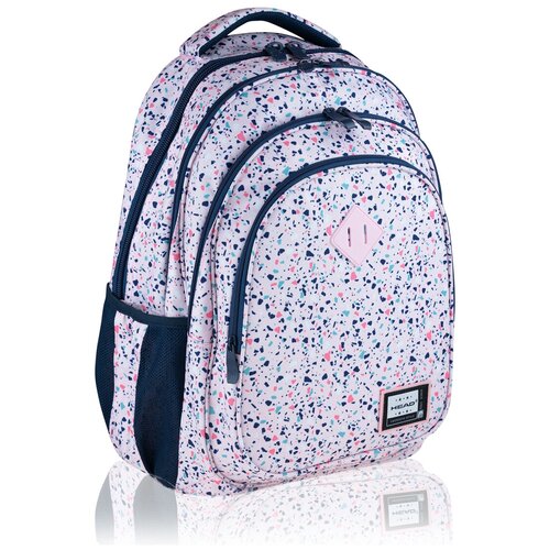 Рюкзак HEAD, модель Pink Terrazzo, цвет: белый/розовый/синий 502020021