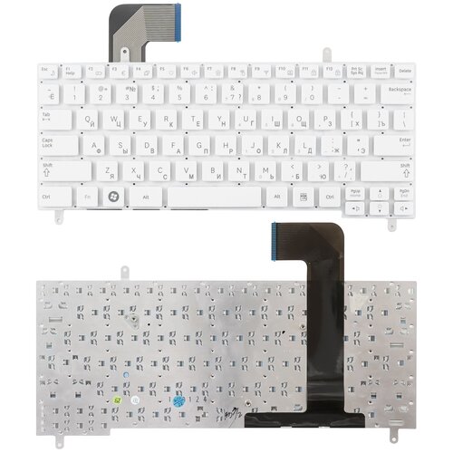 Клавиатура для ноутбука Samsung N210 N220 белая без рамки 81000₽