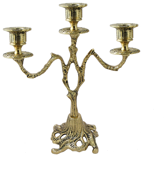Канделябр на 3 свечи из бронзы Асти "Belo de Bronze" Португалия BP-14038 - фотография № 1
