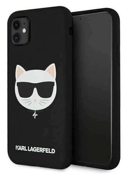 фото Чехол CG Mobile Karl Lagerfeld Liquid silicone Choupette Hard для iPhone 11