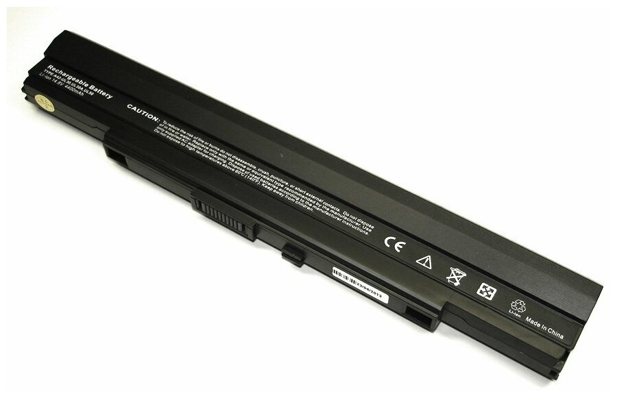 Аккумуляторная батарея для ноутбука Asus A1 PL30 PL80 U30 14.4V 5200mAh A42-UL50 OEM черная