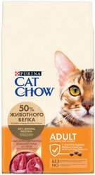 Сухой корм для кошек CAT CHOW с высоким содержанием домашней птицы и с уткой 7 кг