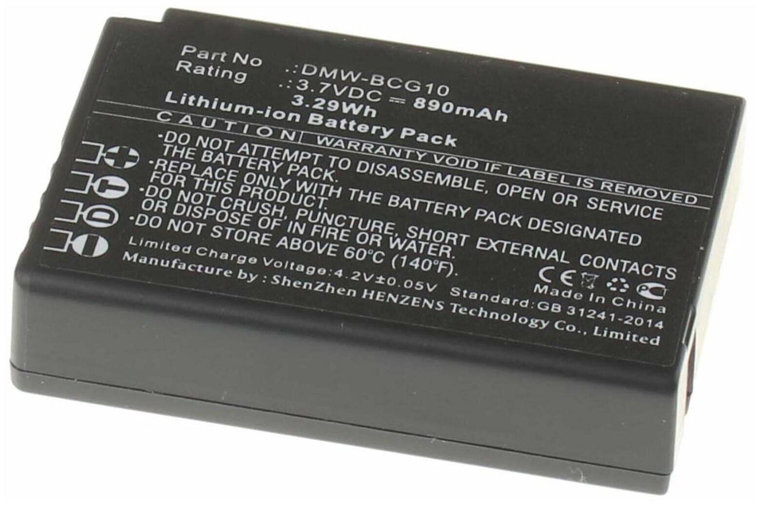 Аккумулятор iBatt iB-U1-F319 890mAh для Leica V-Lux 30, V-Lux 40, V-Lux 20, для Panasonic Lumix DMC-TZ20, Lumix DMC-TZ8, Lumix DMC-TZ10, Lumix DMC-TZ30, Lumix DMC-TZ18, Lumix DMC-TZ7, Lumix DMC-TZ25,