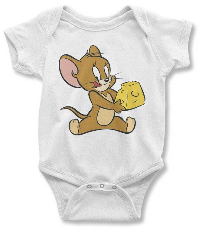 Боди детское Wild Child Мышка Джерри и Сыр Для новорожденных Для малышей