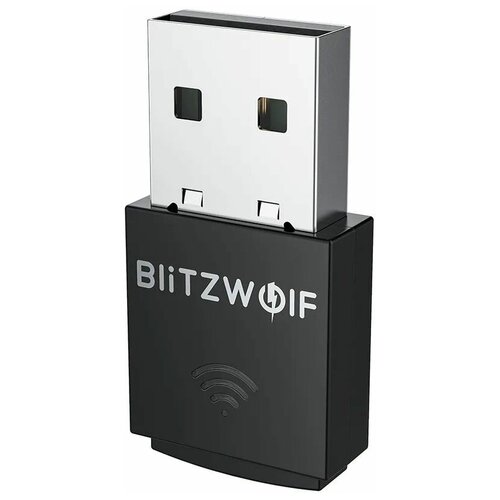 Внешний адаптер Wi-Fi BlitzWolf BW-NET5 Mini 300M USB WiFi Adapter Black