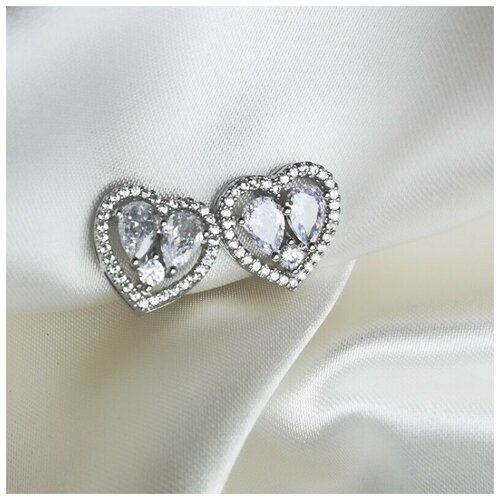 Серьги-клипсы Мисс Клипс Сердце