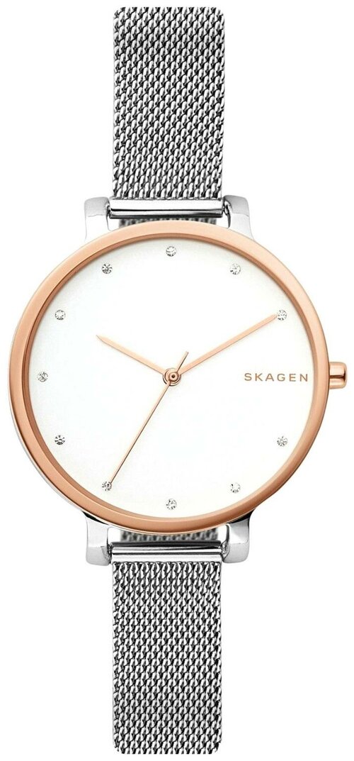 Наручные часы SKAGEN Hagen SKW2662, серебряный, белый