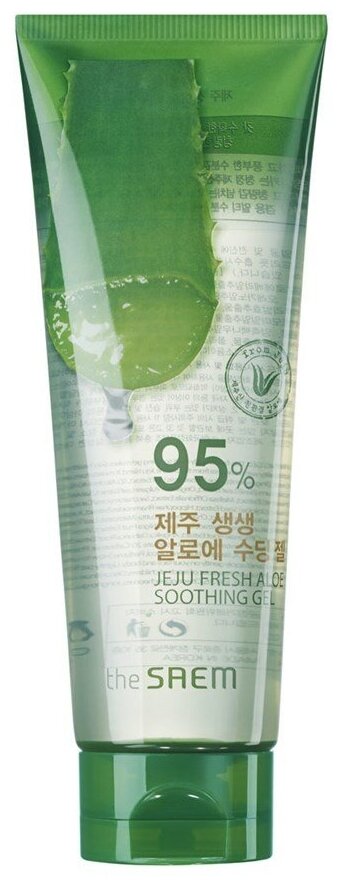 Гель для лица и тела с алоэ The Saem Jeju Fresh Aloe Soothing Gel 99% 250 мл