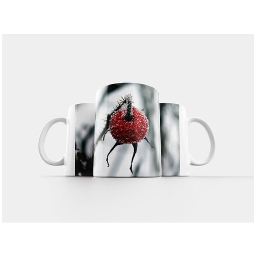 фото Кружка "зима, шиповник, лёд" 320 мл lotsprints