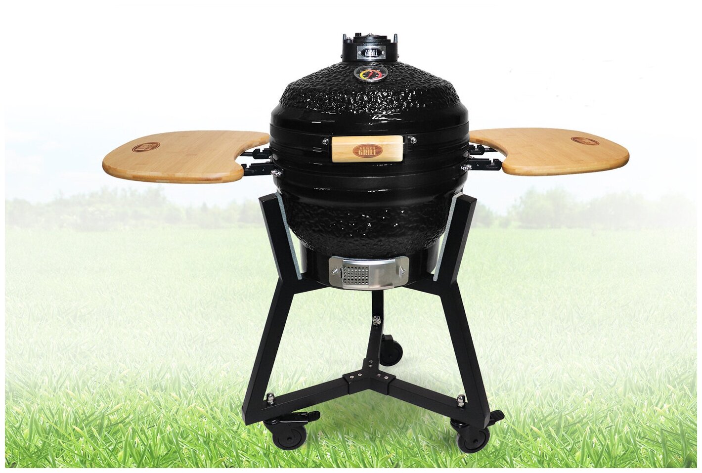 Керамический гриль Start Grill SG16, 39.8 см / 16 дюймов (черный) - фотография № 7