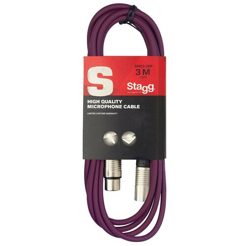 Кабель XLR - XLR Stagg SMC3 CPP 3.0 m кабель stagg smc10 cpp 10м