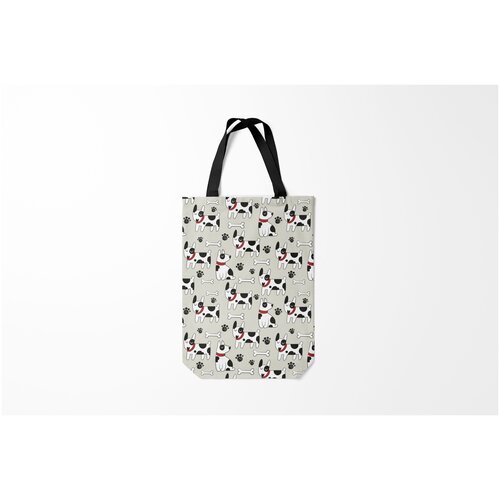 фото Сумка-шоппер / 31х42 см / собаки / бультерьер dogs burnettie