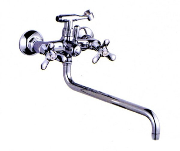 Смеситель для ванны и раковины 1/2 кер L2612 Ledeme лит нос, силумин