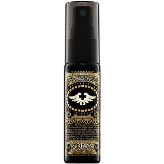 Обезжиривающий спрей для тату татуажа пирсинга Tattoo Revive Spray 30 мл