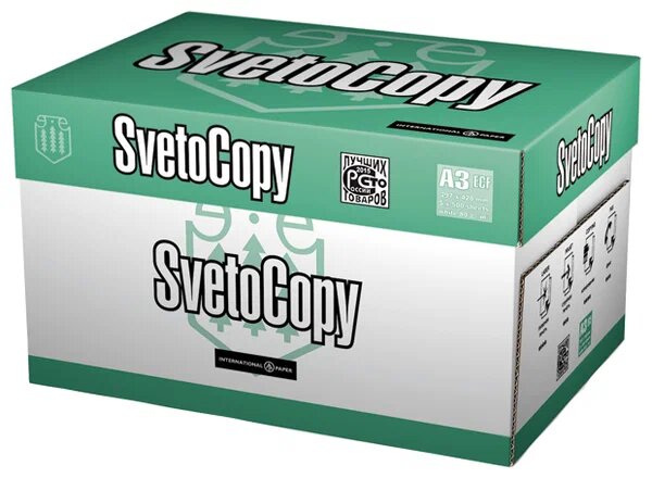 Бумага SvetoCopy A3 Classic 80 г/м², 5 пачек, белая