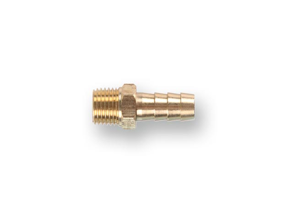 Соединение нар. резьба 1/4" х елочка 12 мм (латунь) ECO (AB-MT14/E12) - фото №5