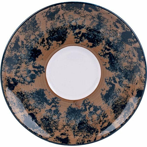 Набор из 2 блюдец с декором Aida круглое 145х145 см коричневый фарфор Lubiana 0461 73561 1357₽