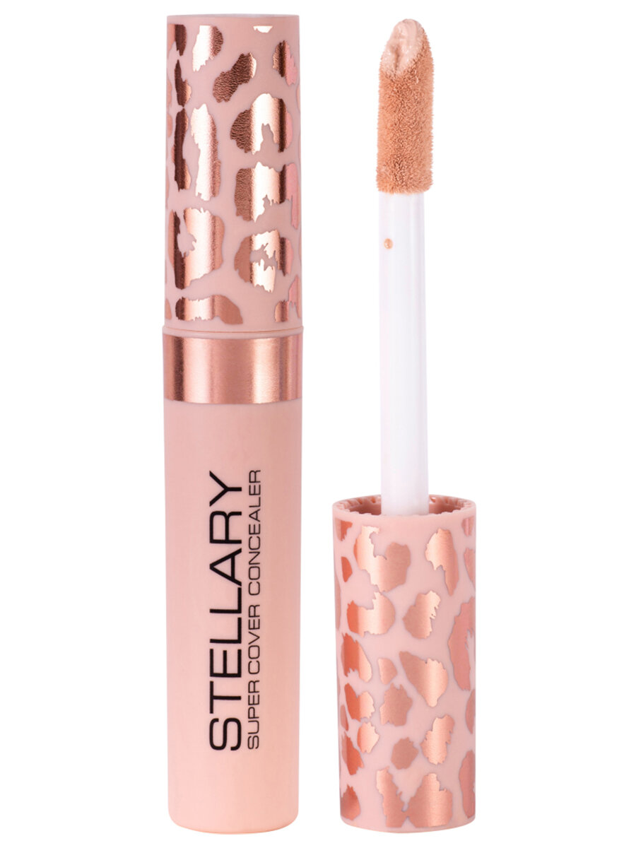 Консилер для лица Stellary супер маскирующий Super Cover Concealer, тон 01 milky beige / молочный бежевый