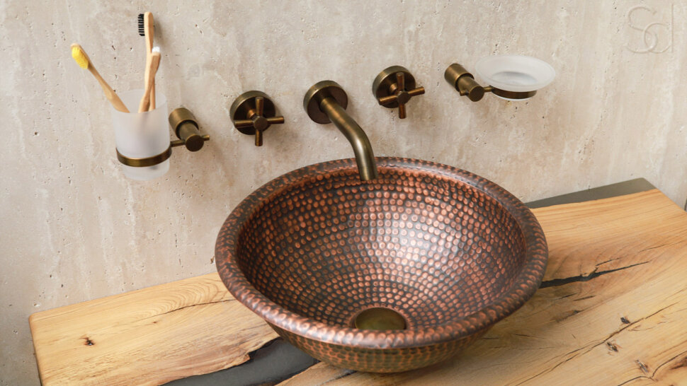 фото Sfera Copper Dotted Pianura (42 x 42 x 15 см)