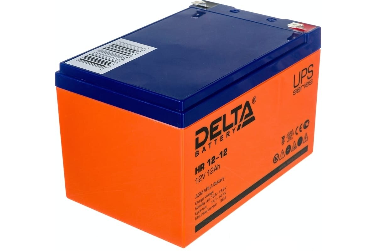 Аккумуляторная батарея DELTA Battery HR 12-12 12В 12 А·ч - фото №8