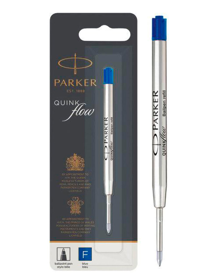 Стержень для шариковой ручки PARKER, синий, толщина: F