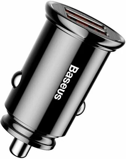 Автомобильное зарядное устройство Baseus Dual QC Car Charger, RU, черный