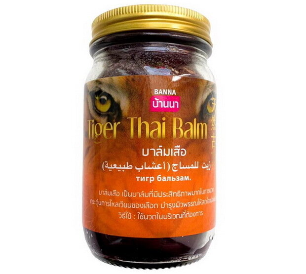 Бальзам Banna тигровый тайский красный Tiger Thai Balm, 200 гр