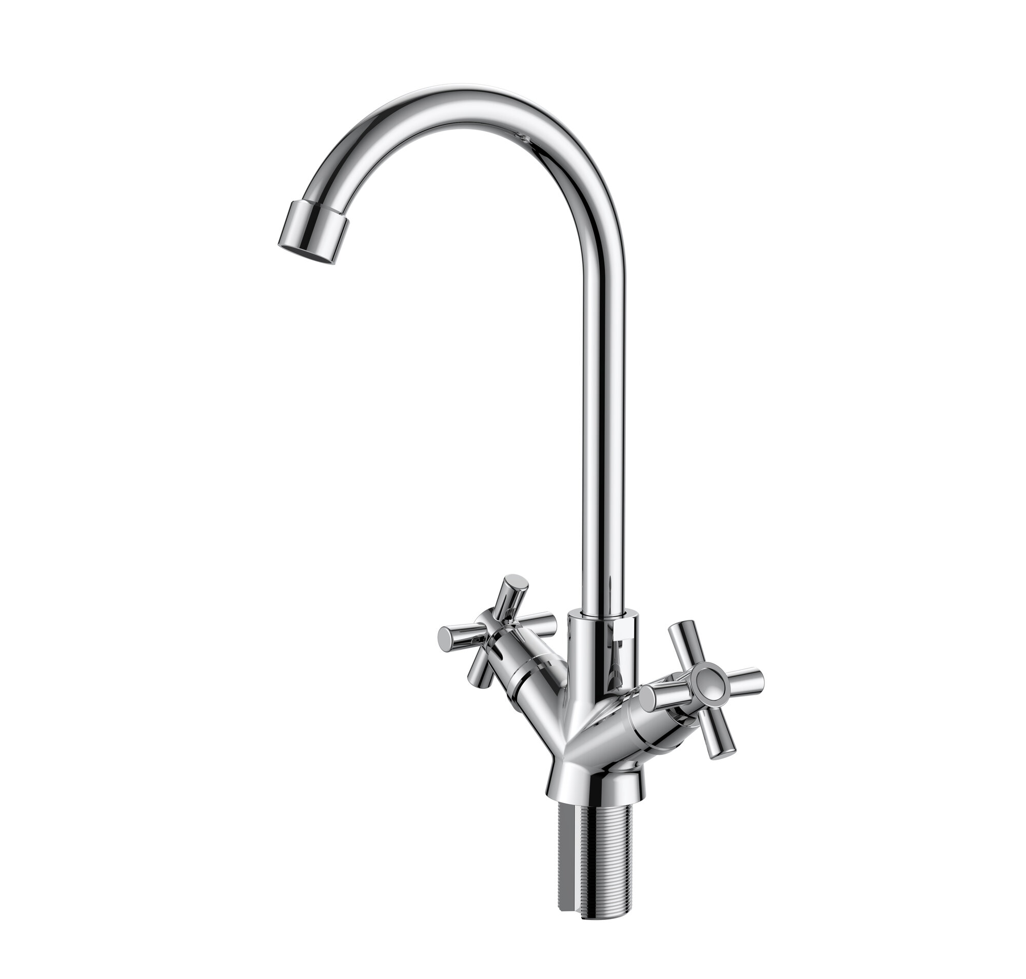 фото Смеситель для кухни двухзахватный VODA