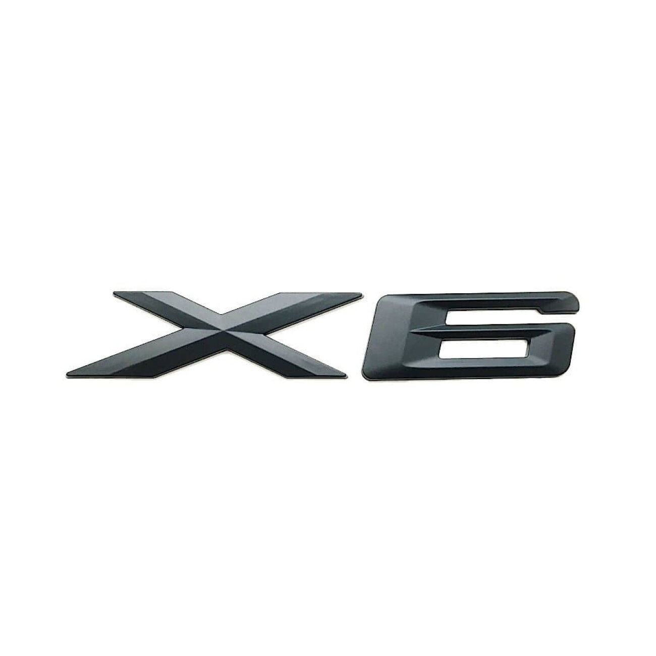 Шильдик на багажник BMW X6 черный