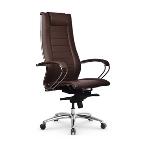 Кресло Samurai Lux-2 MPES, кресло для руководителя, кресло офисное, кресло компьютерное (Темно-коричневый)