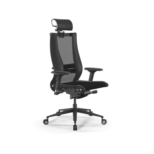 Кресло офисное Samurai Infinity Metta L2 - 16 D - TS + Infinity / компьютерное кресло / удобное кресло цвет чёрный