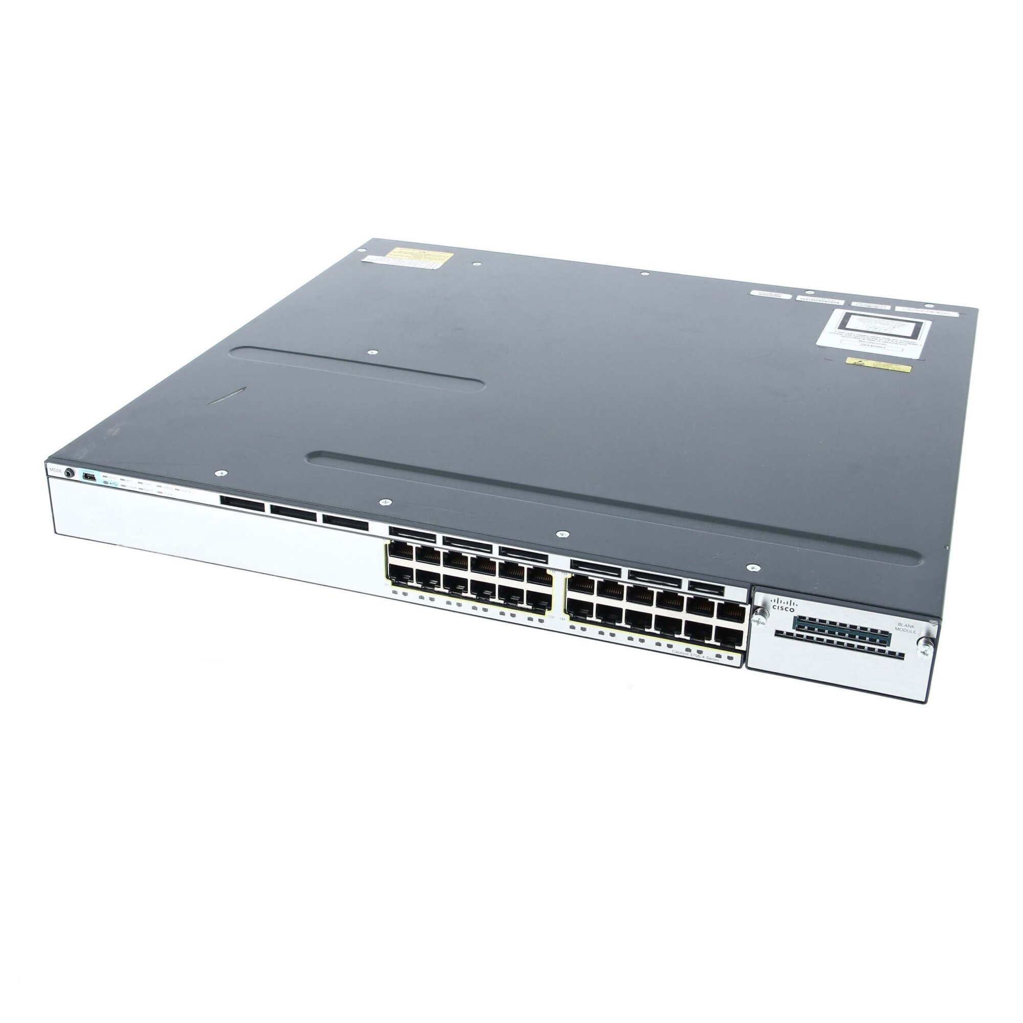 Коммутатор CISCO WS-C3750X-24T-S StackWise Plus/9 L3 24xGE RJ-45