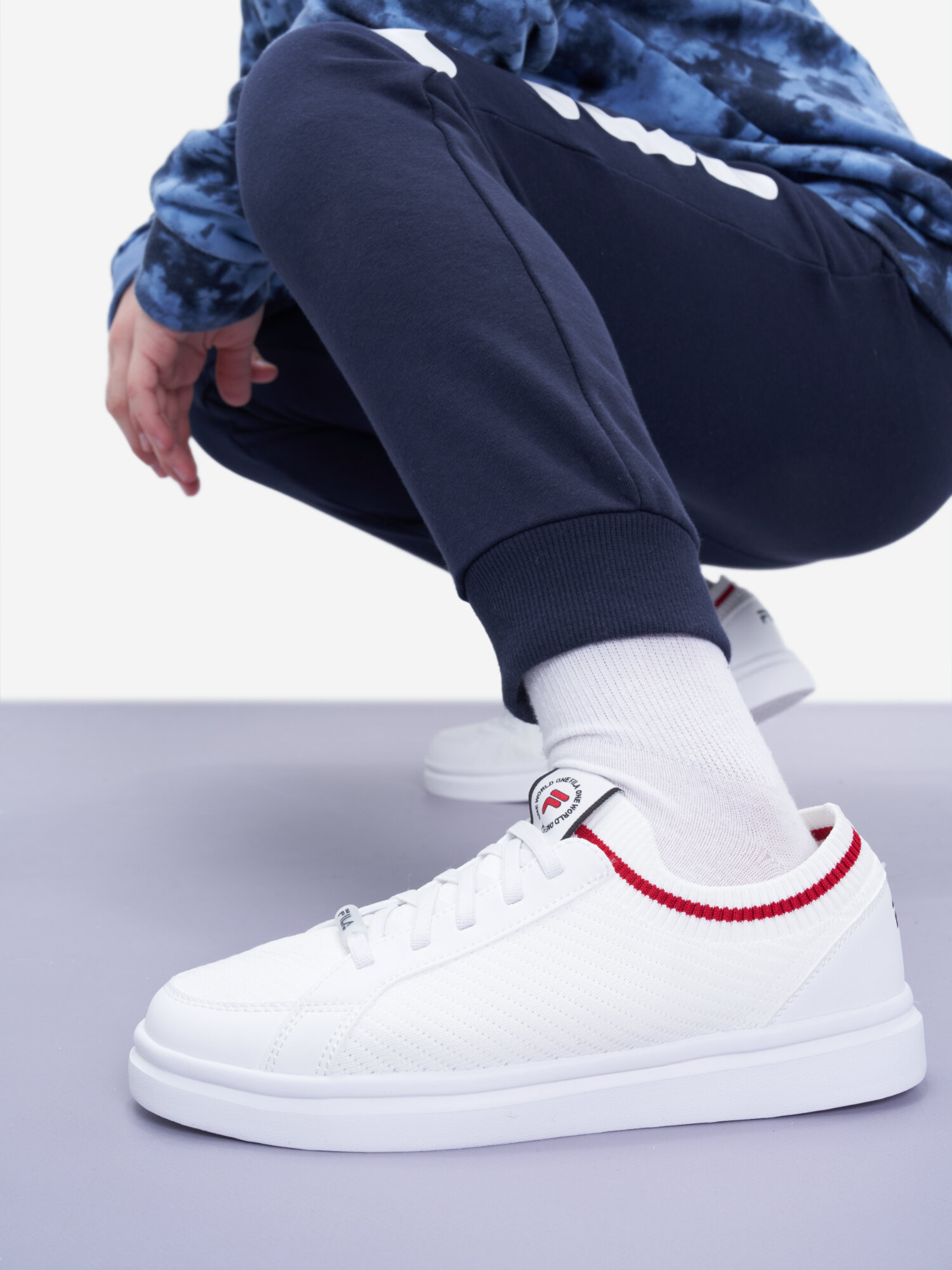 Кеды Fila FIL KNIT, размер 40, белый