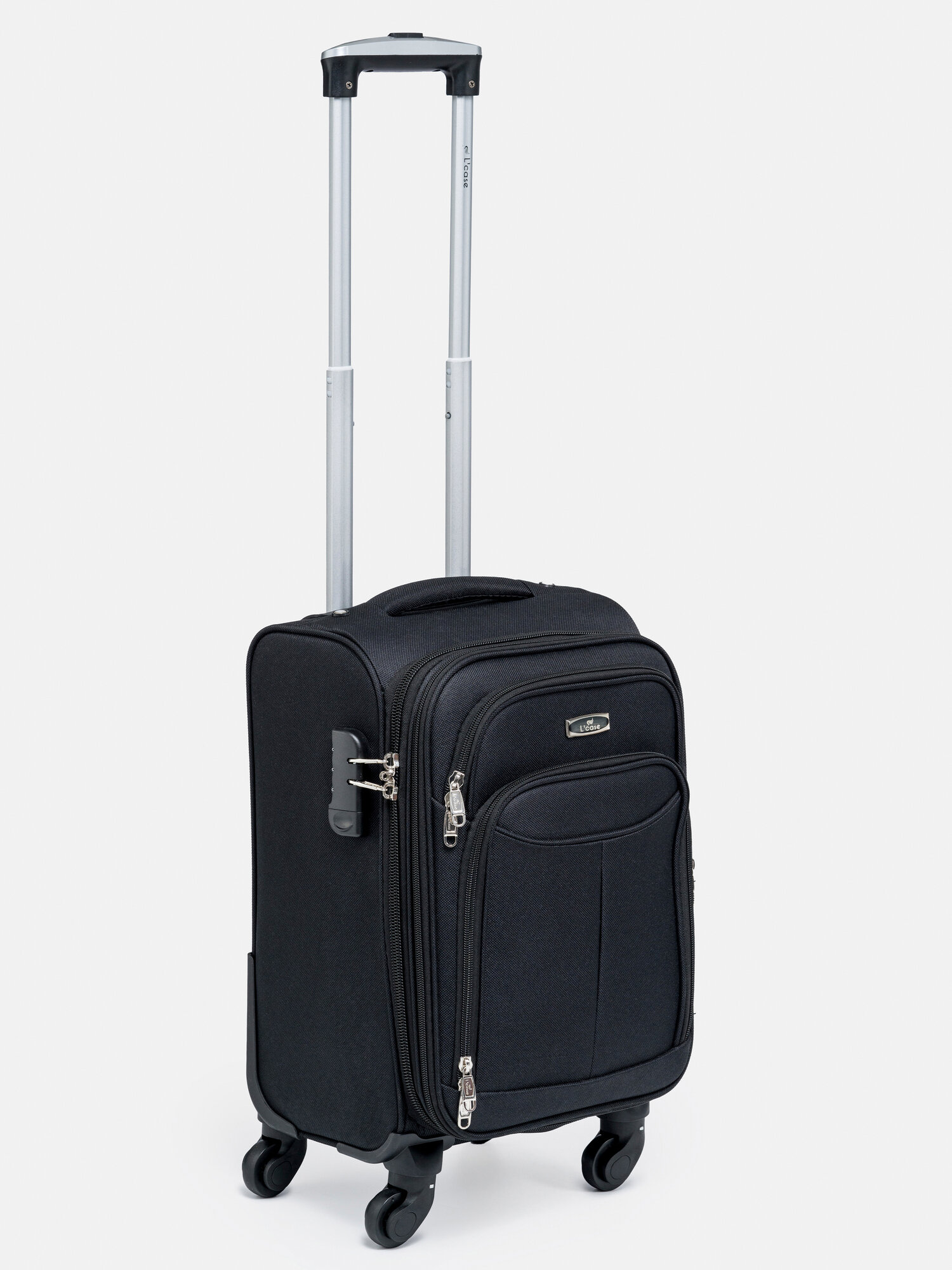 фото Чемодан текстильный L'case Amsterdam (размер S), чёрный