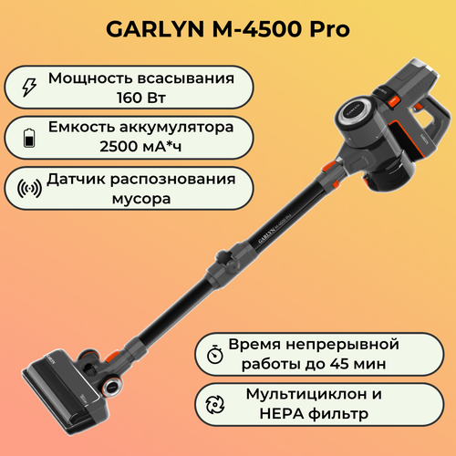 Пылесос вертикальный беспроводной GARLYN M-4500 Pro 5590000₽