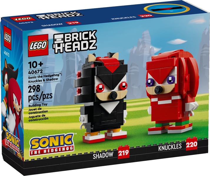 Lego Brickheadz 40672 Sonic the Hedgehog: Knuckles & Shadow