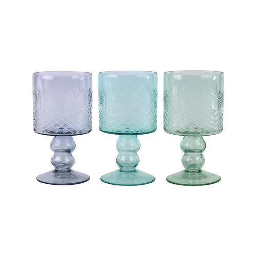 Подсвечник-кубок Аква в ассортименте 10x10x20см 1580₽