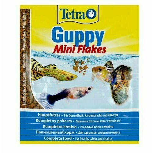 Tetra Guppy корм в хлопьях для гуппи, 12гр х 3шт.