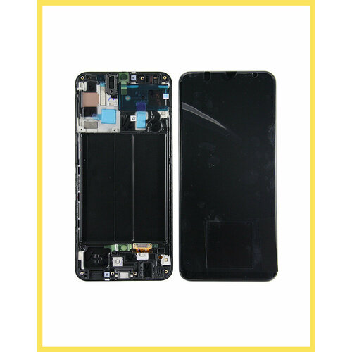 Дисплей (экран) для Samsung Galaxy A50 A505F модуль Черный - Premium (SP) дисплей для samsung galaxy a50 sm a505f tft черный