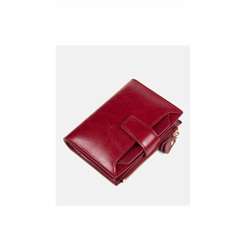 Кошелек , фактура гладкая, красный